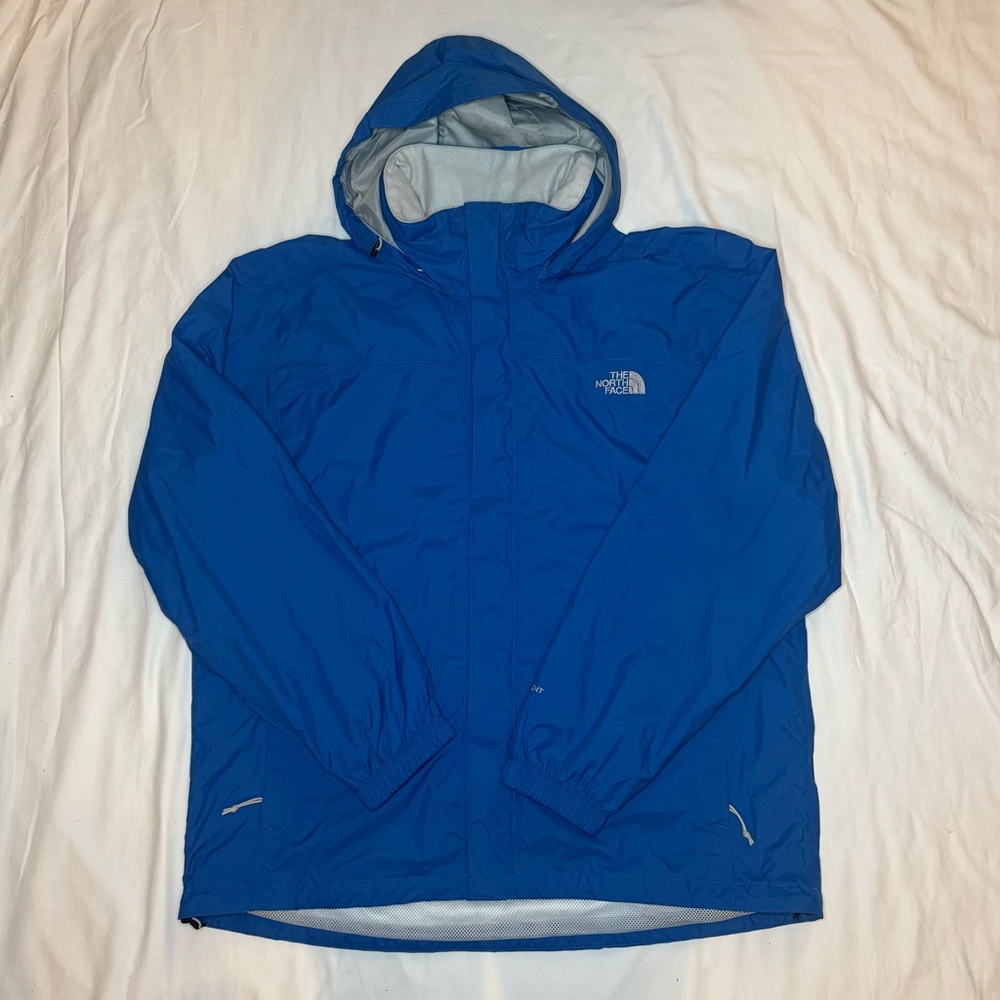 The North Face Men's Vibrant Blue Raincoat